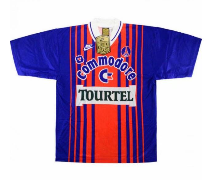 1993-94 PSG Retro Home Kit Soccer Jersey